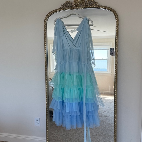 Ivy City Co Dresses & Skirts - Aura Hombre Tulle Blue Dress